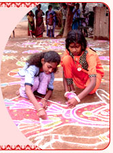 Rice Powder Decoration, Madurai